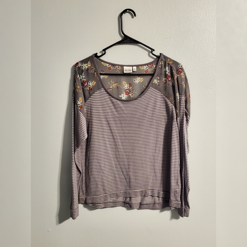 Long Sleeve Flower Shirt